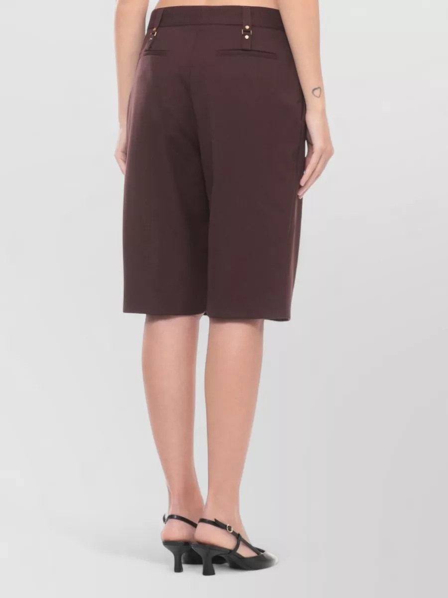 Elisabetta Franchi Cropped Bermuda Shorts