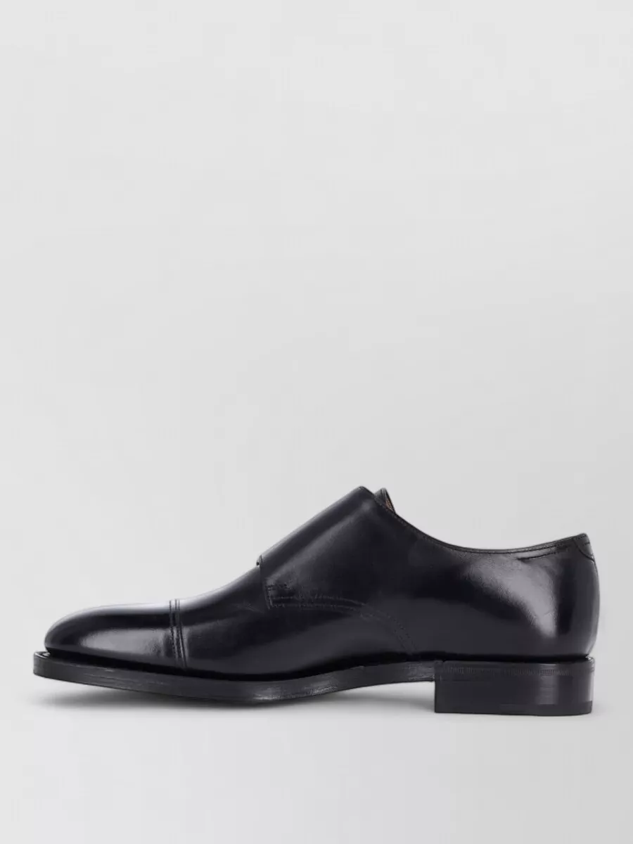 John Lobb Leather Monk Shoes