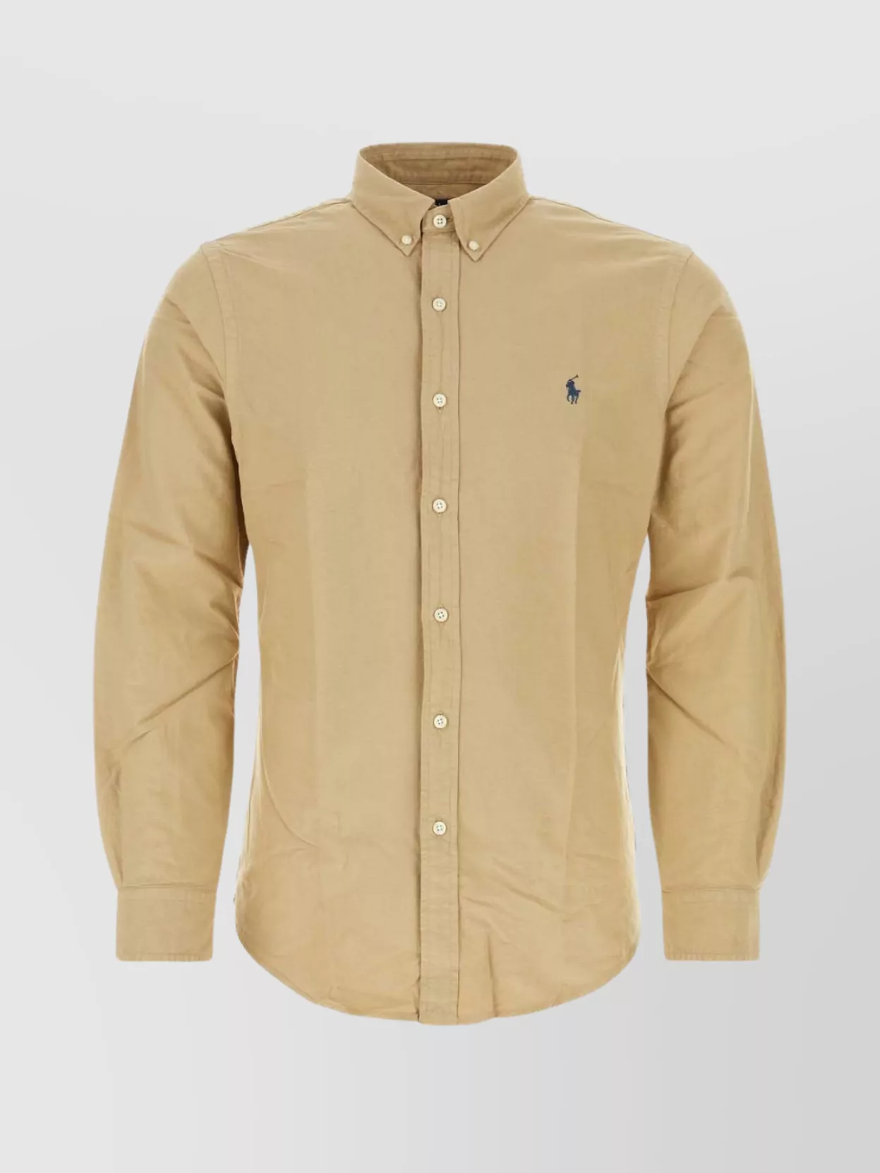Shop Polo Ralph Lauren Polo Pony Oxford Shirt With Back Yoke And Curved Hem