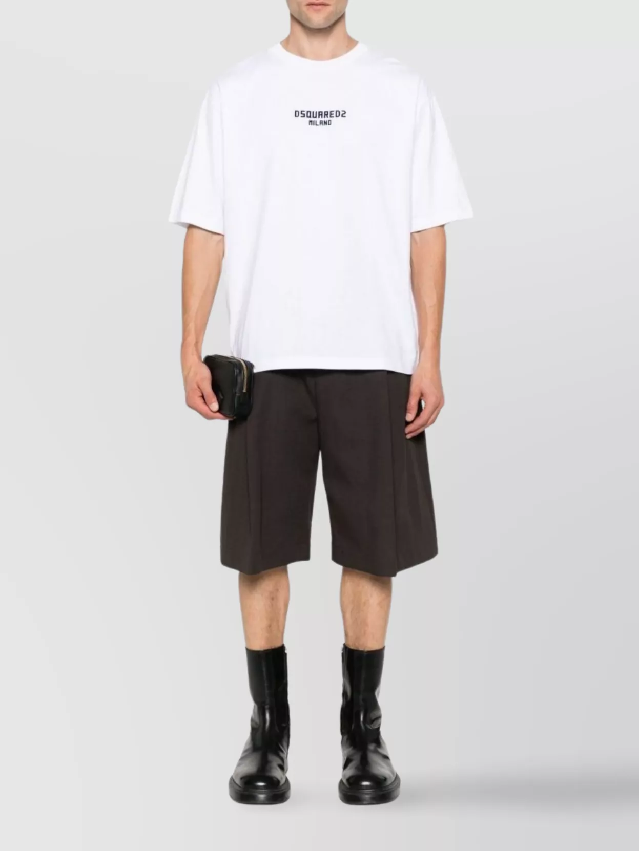 Dsquared2 White Cotton T-shirt With Logo In White