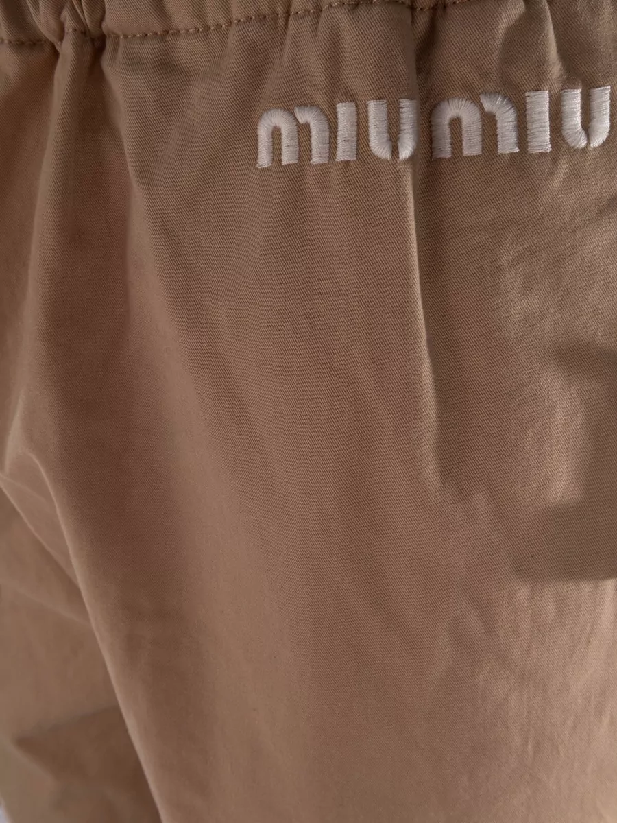 Miu Miu Cotton Track Pants