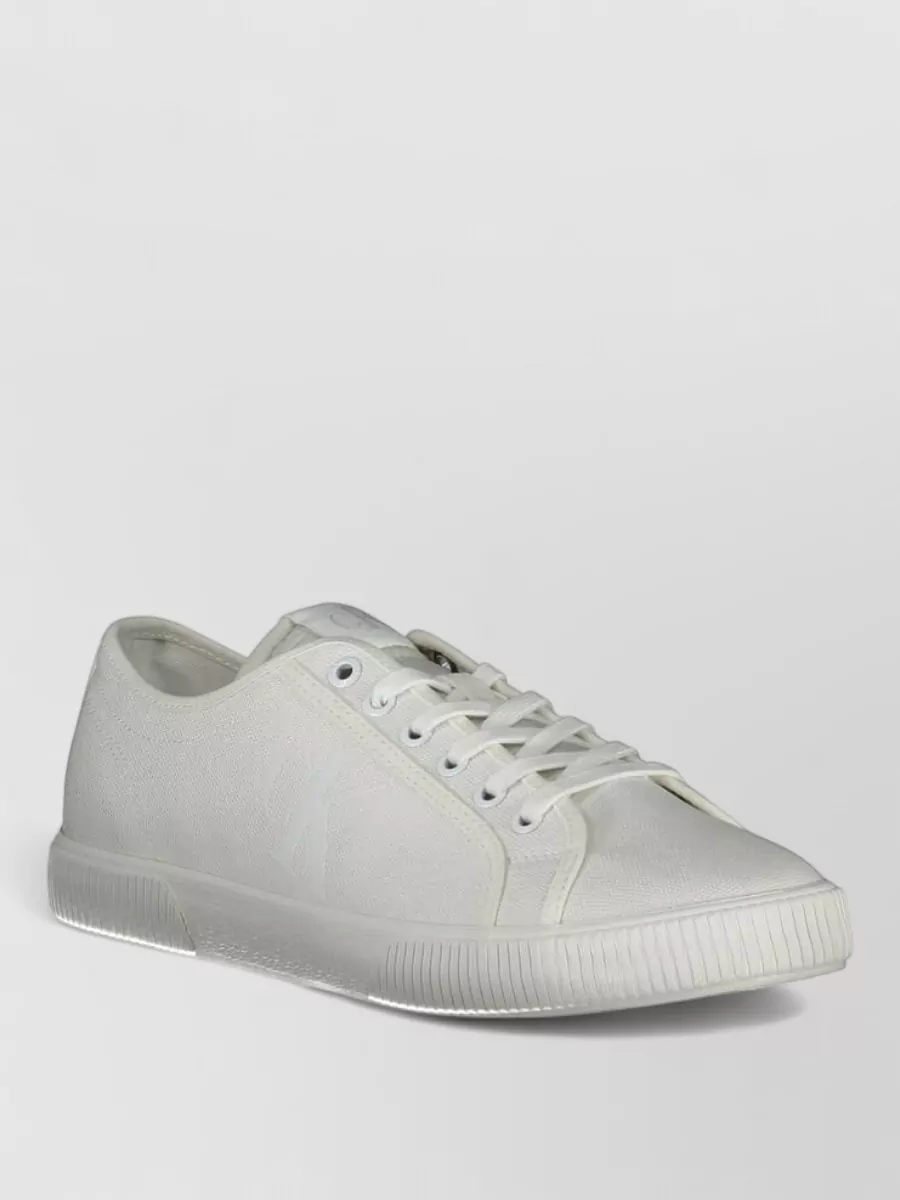 Calvin Klein canvas lace-up sneakers
