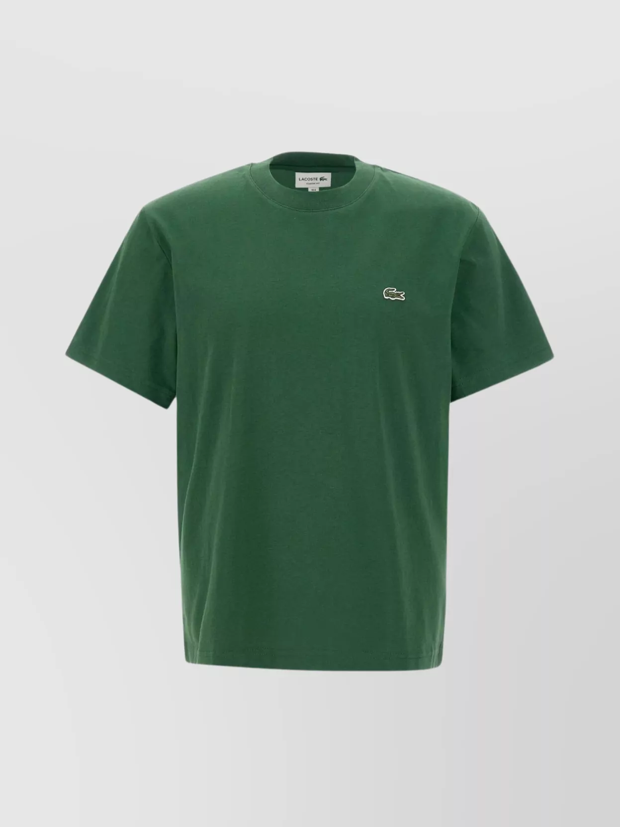 Shop Lacoste Ribbed Crew Neck Men's Cotton T-shirt