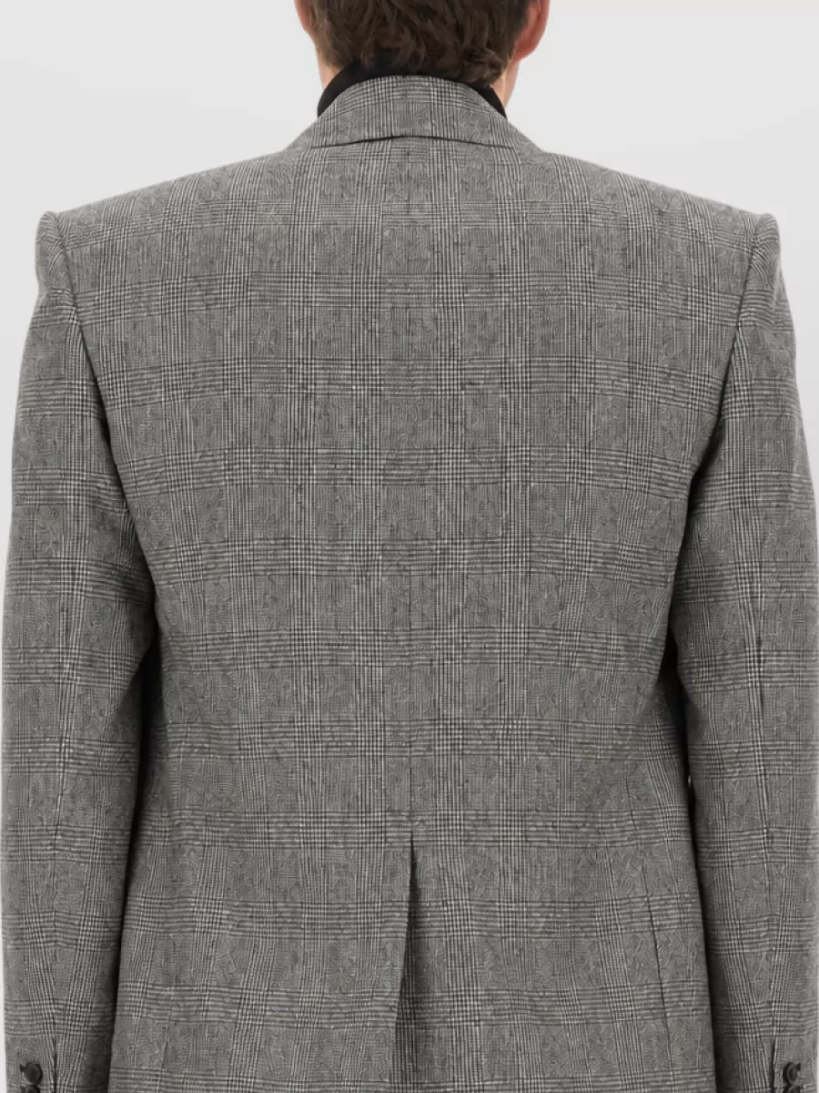 Saint Laurent Wool Single Breasted Suit