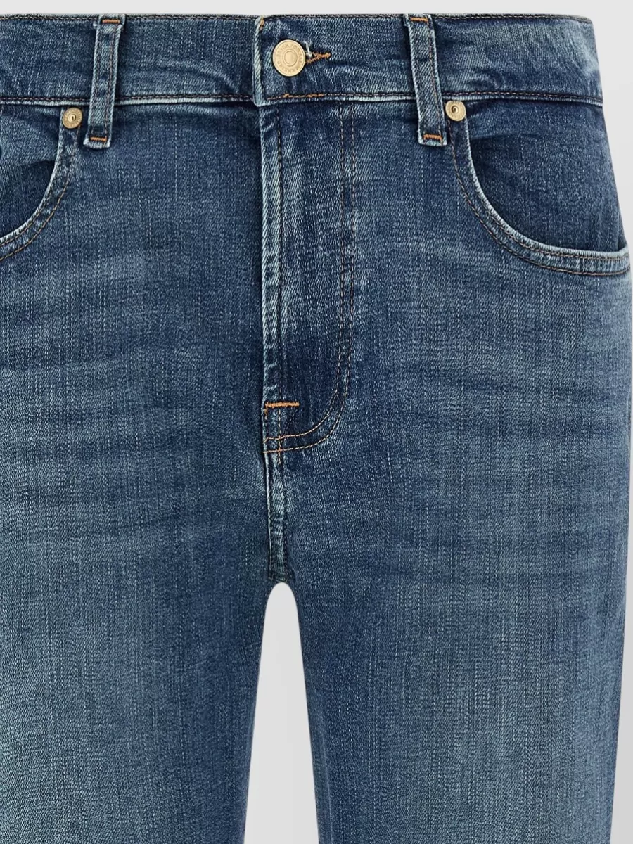 7 For All Mankind Skinny Jeans Belt Loops Five Pocket Design