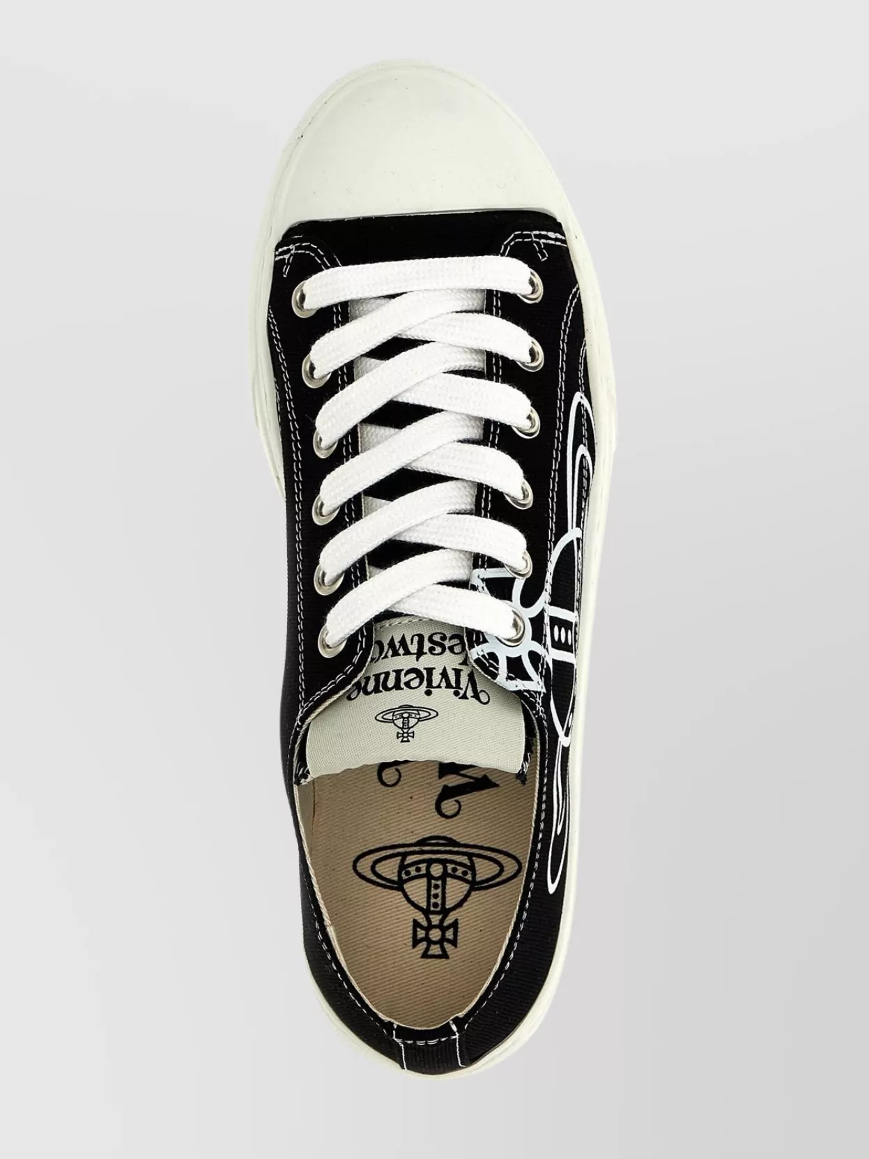 Vivienne Westwood 'Stitching Contrast Rubber Sole Sneakers'