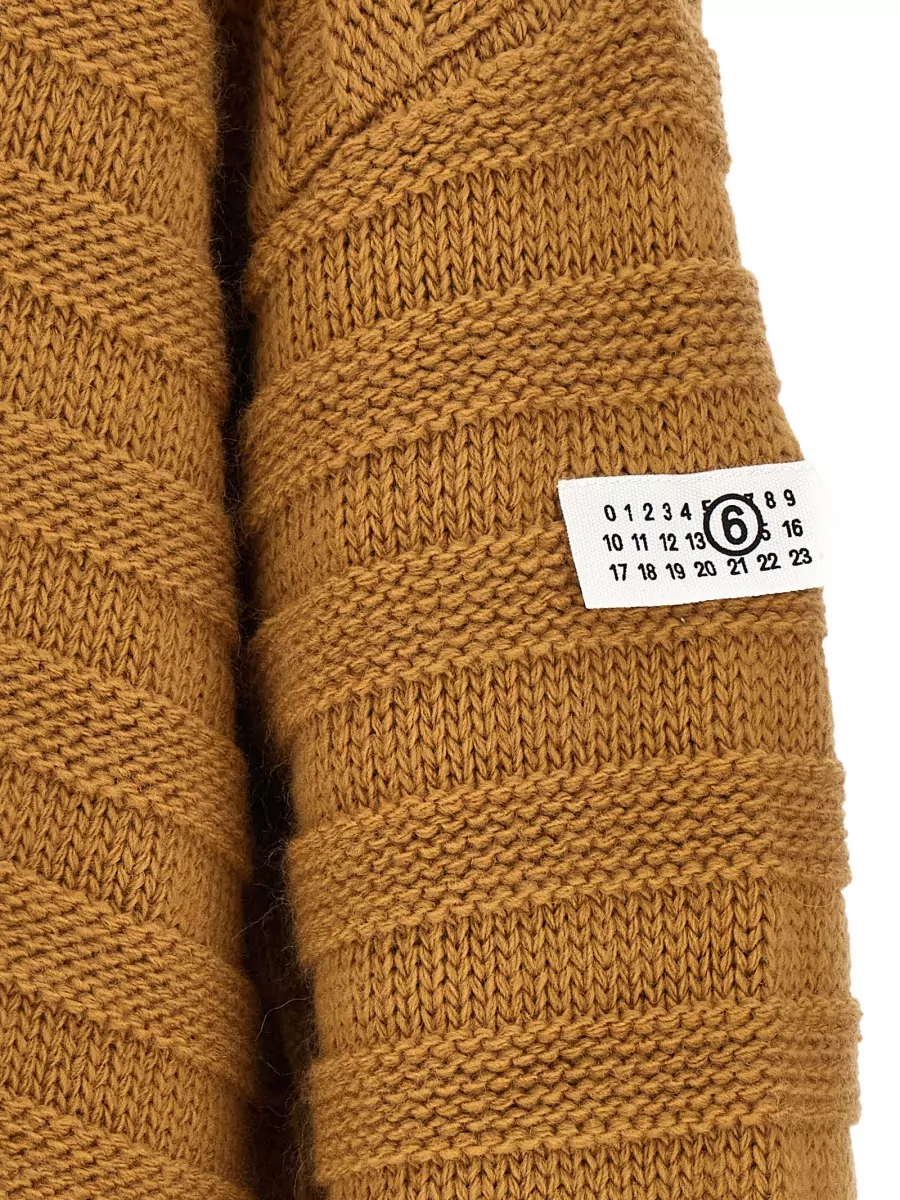 Mm6 Maison Margiela Distressed Cardigan