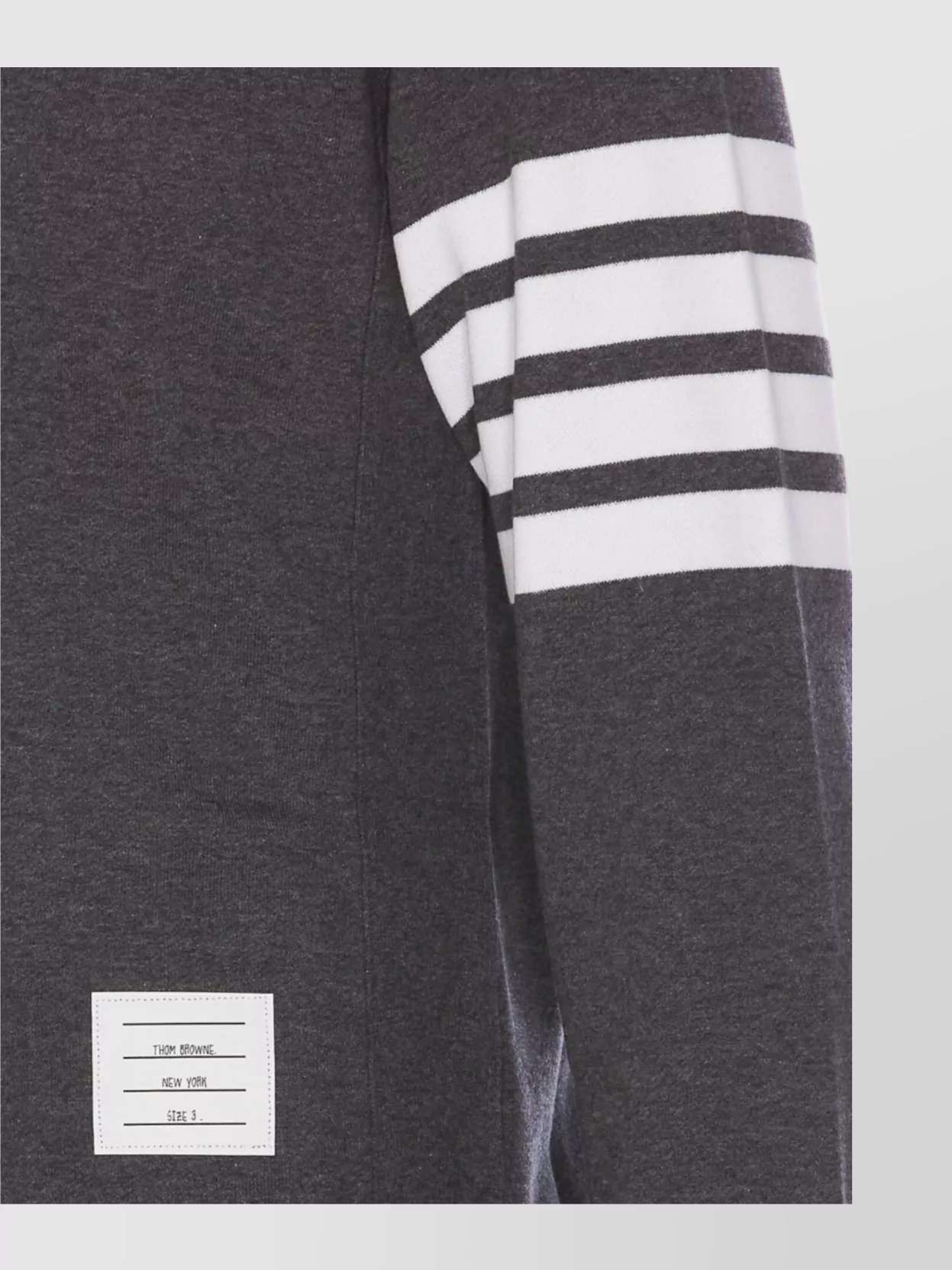 Thom Browne Iii Sweater With 4 Bar Design