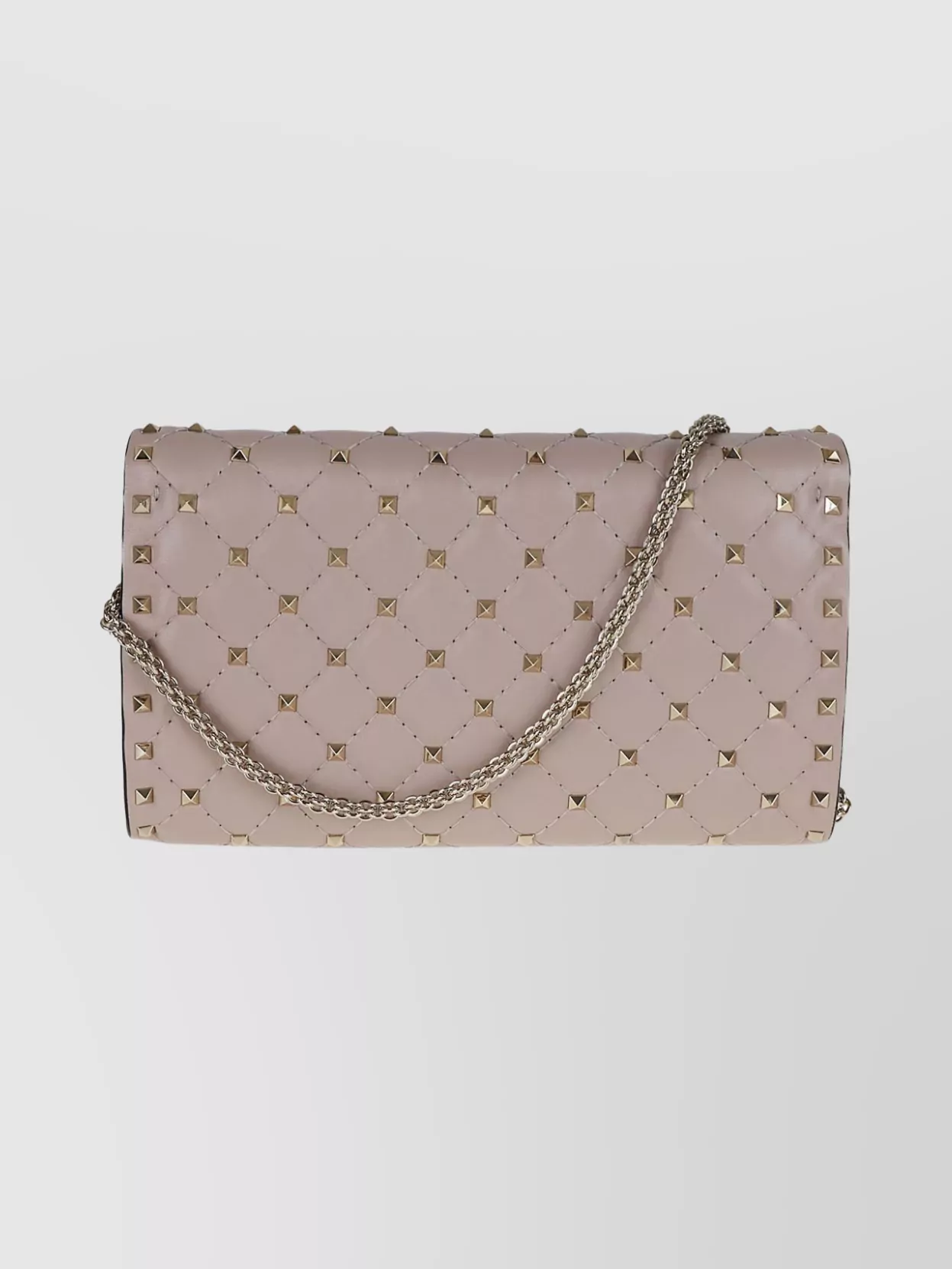 Valentino Chain Strap Quilted Shoulder Bag With Studs