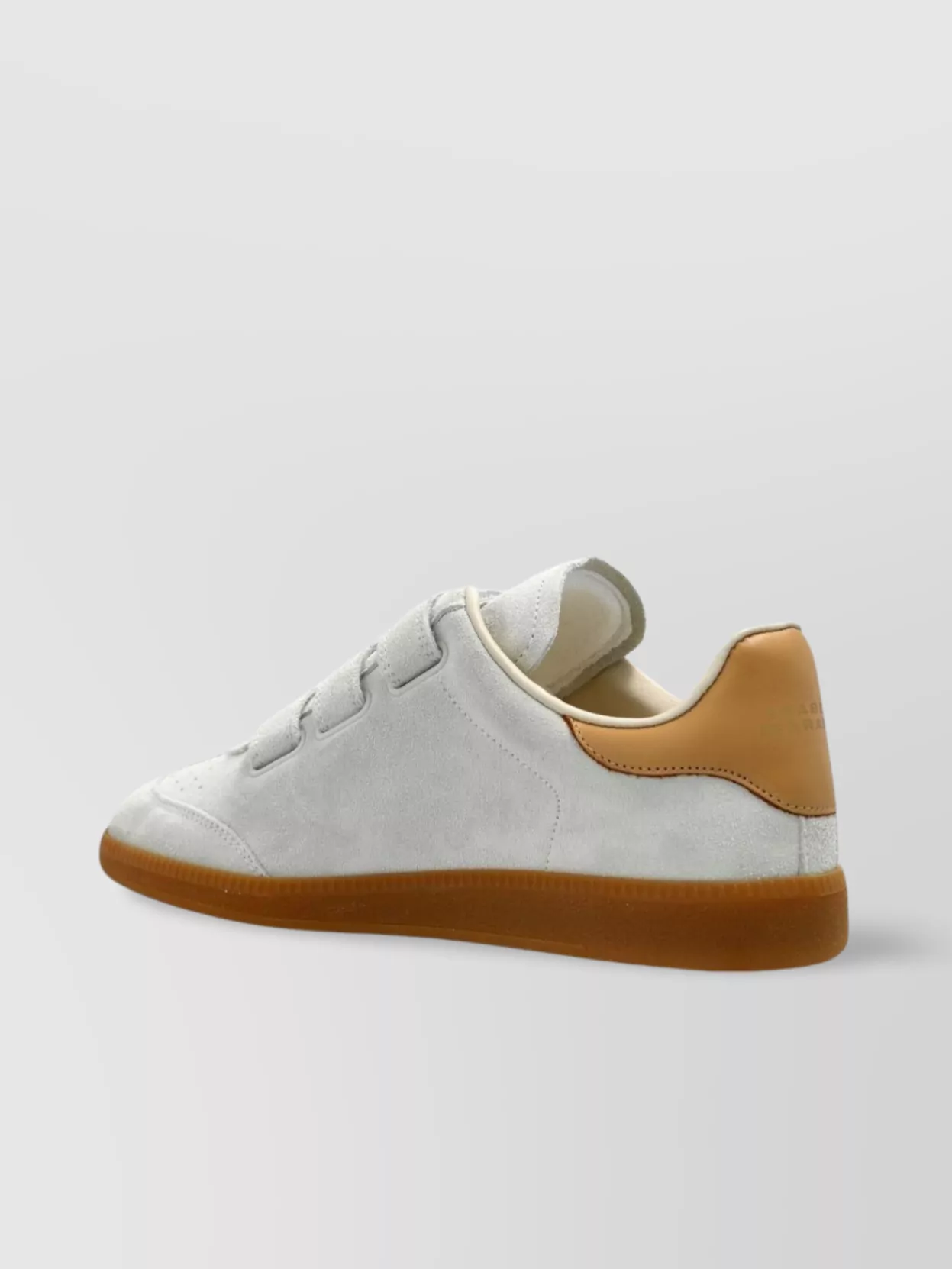 Isabel Marant Leather Sneakers With Branded Heel Counter