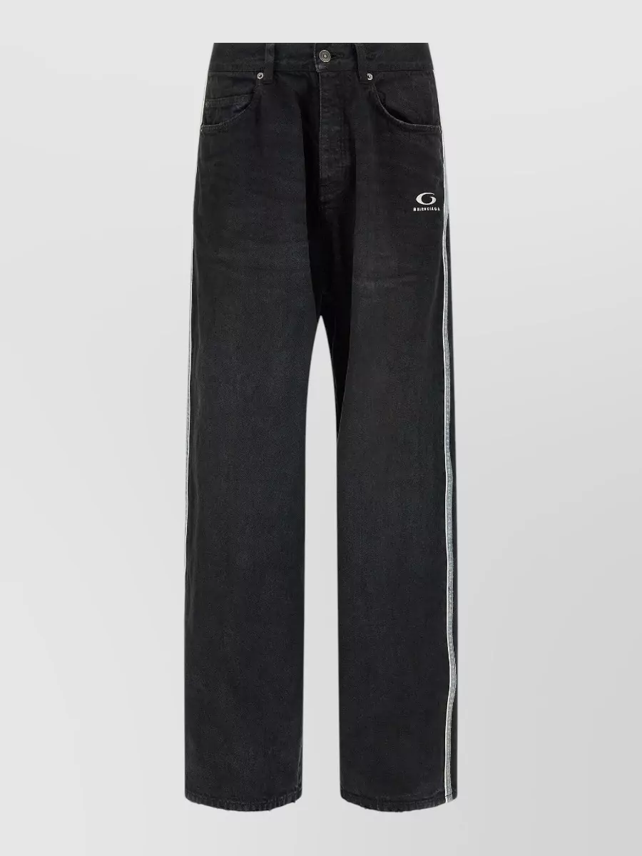 Balenciaga cotton wide-leg flared jeans