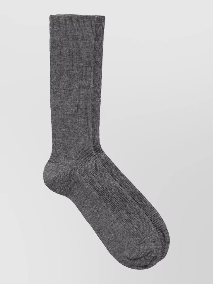 Balenciaga Ribbed Wool Socks