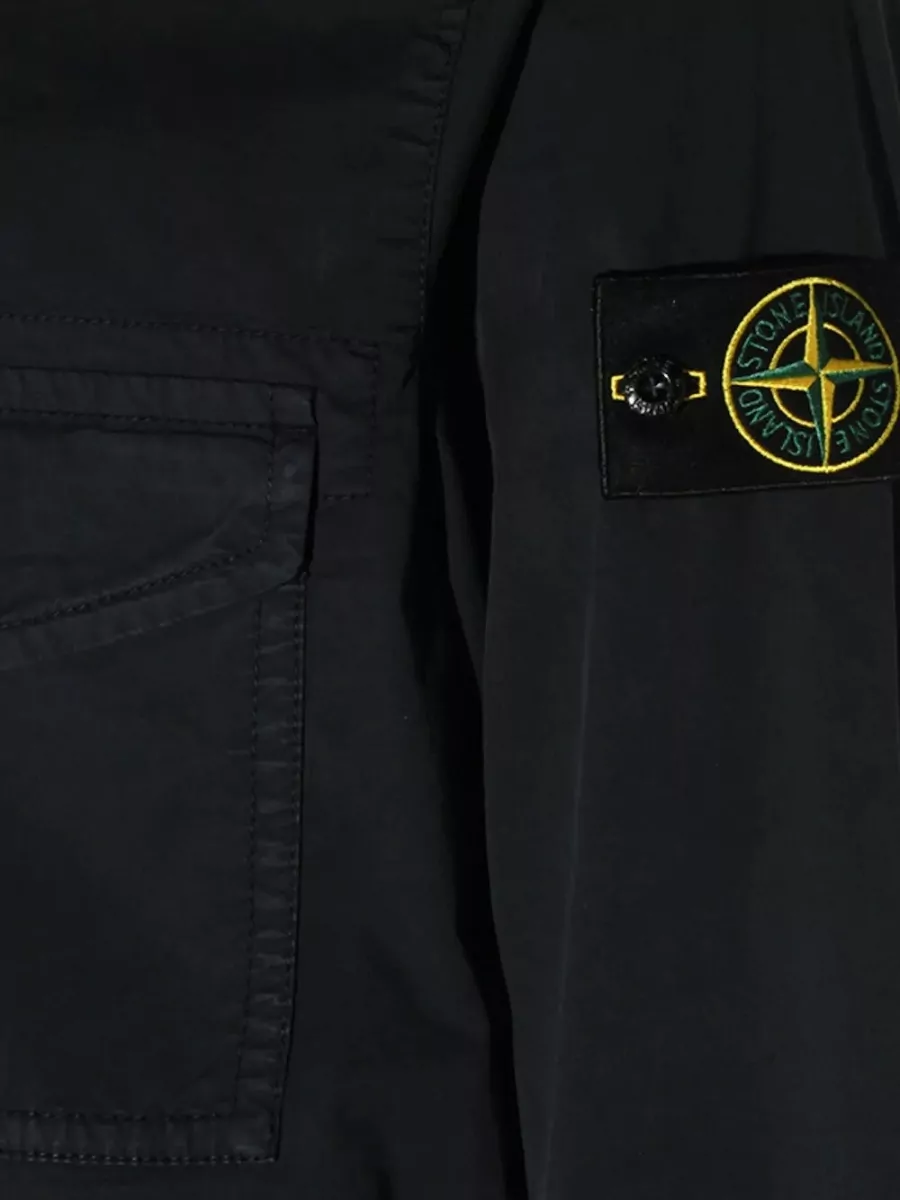 Stone Island Stretch Cotton Twill Shirt