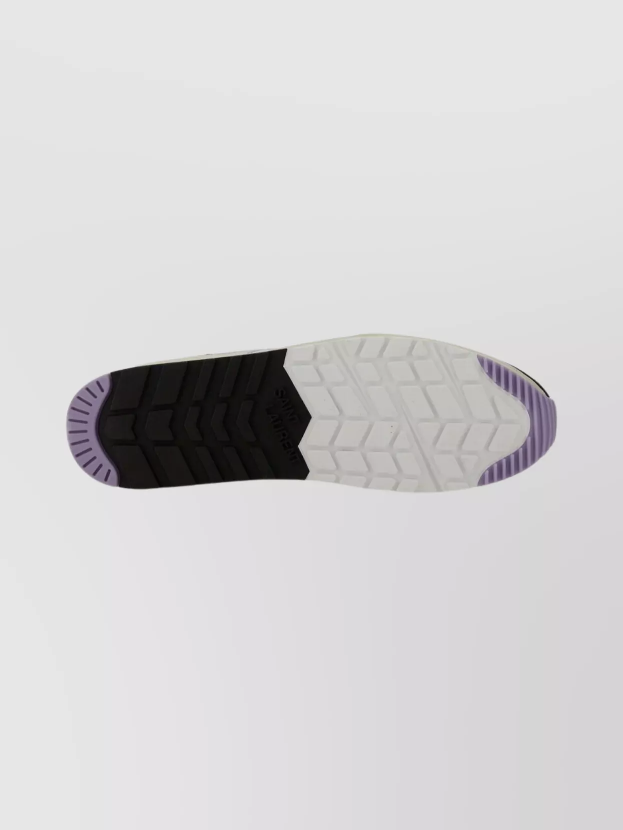 Saint Laurent Sneakers With Contrasting Panels And Round Toe