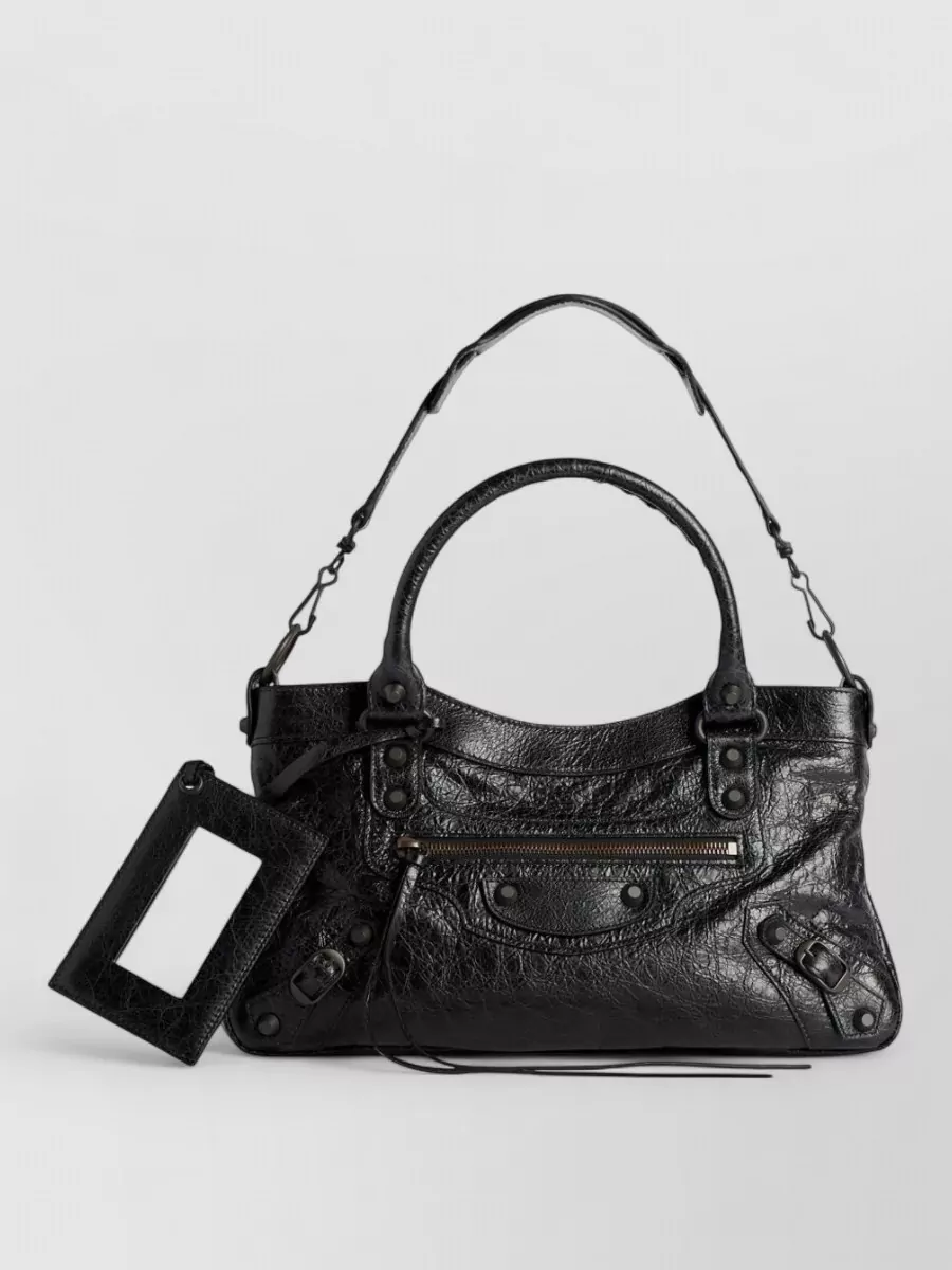Balenciaga le city lambskin shoulder bag
