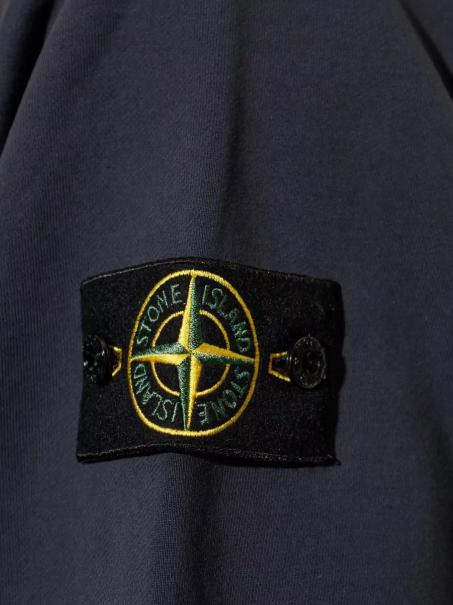 Stone Island Cotton Ribbed Raglan Sweatshirt