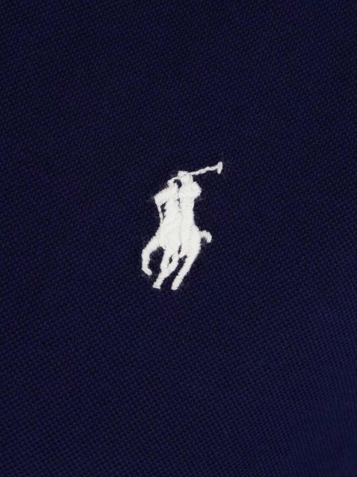 Polo Ralph Lauren Collared Shirt Ribbed Hem Short Sleeves