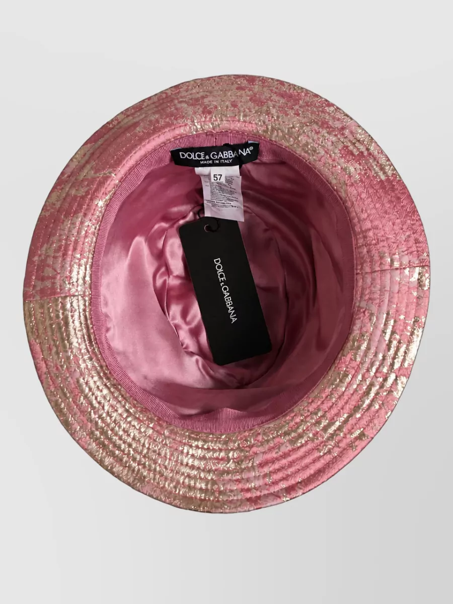 Dolce&Gabbana Metallic Bucket Hat