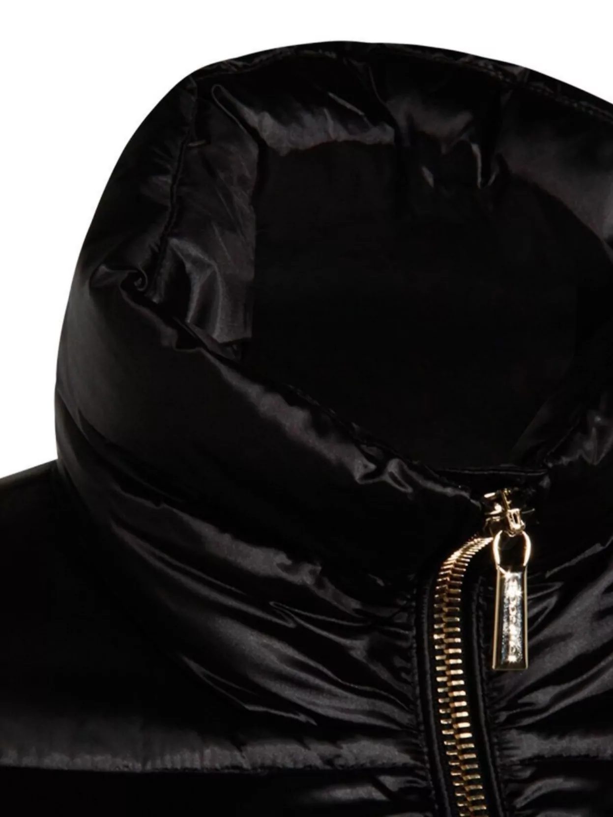 Moorer Long Quilted Down Jacket With High Collar