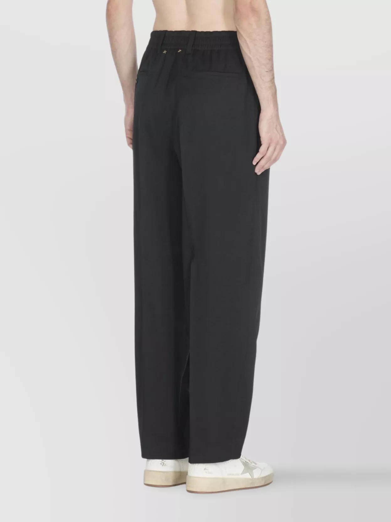 Golden Goose Straight Wool Pleated Trousers