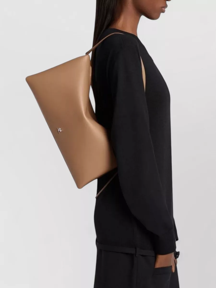 Courrèges Leather Shoulder Bag