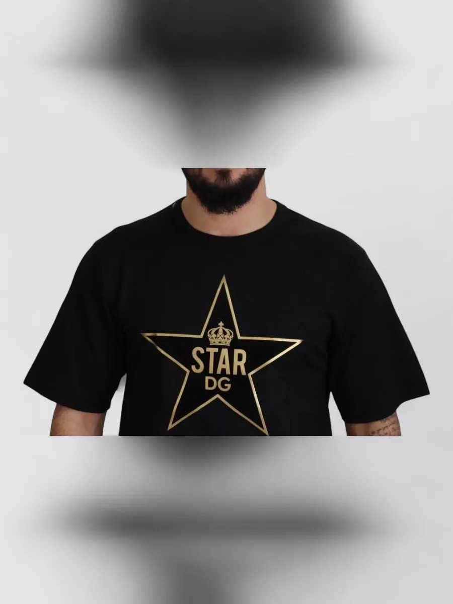 Dolce&Gabbana Cotton Printed Crewneck T-Shirt
