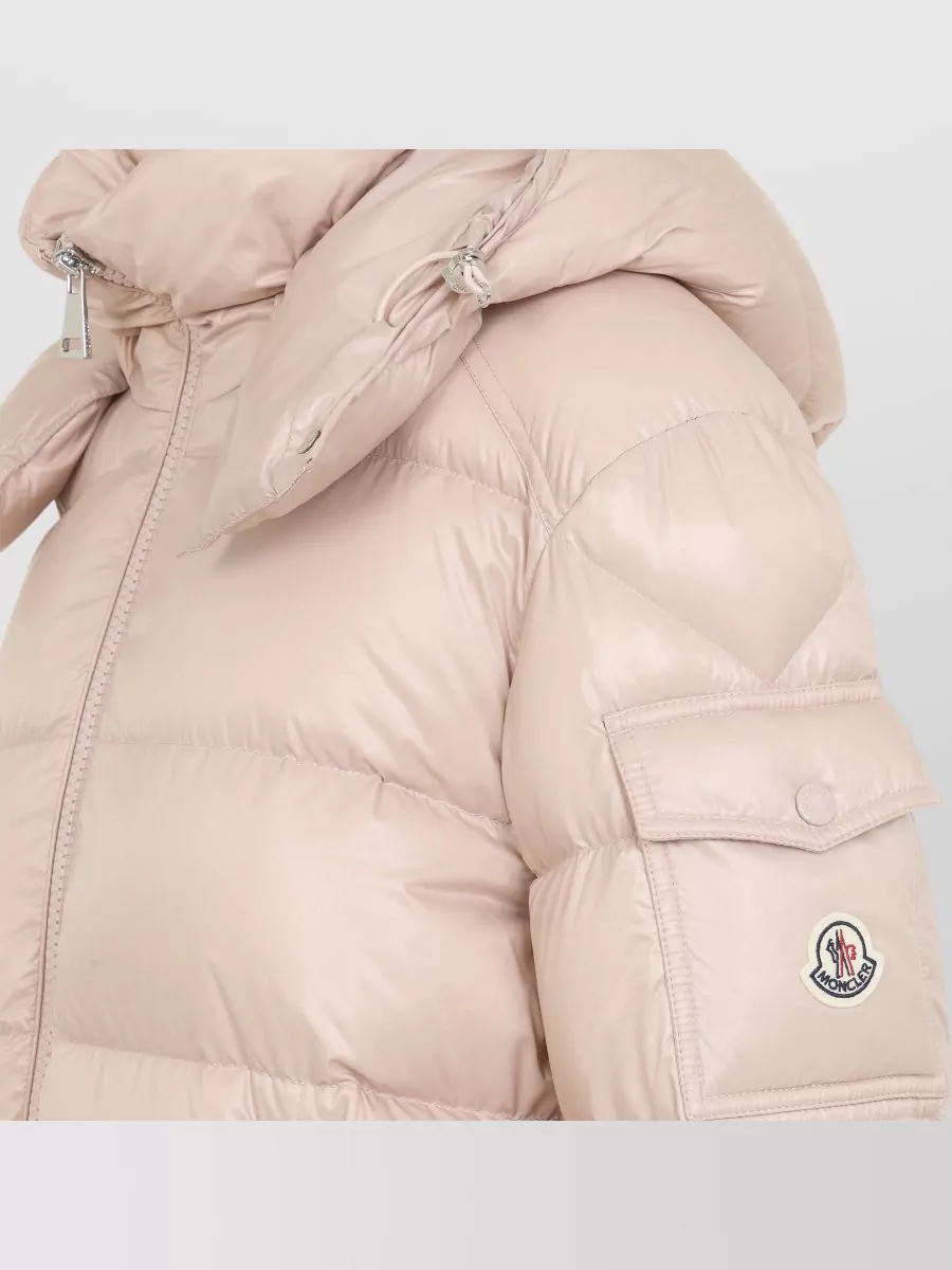 Moncler Down Hooded Short Puffer Jacket