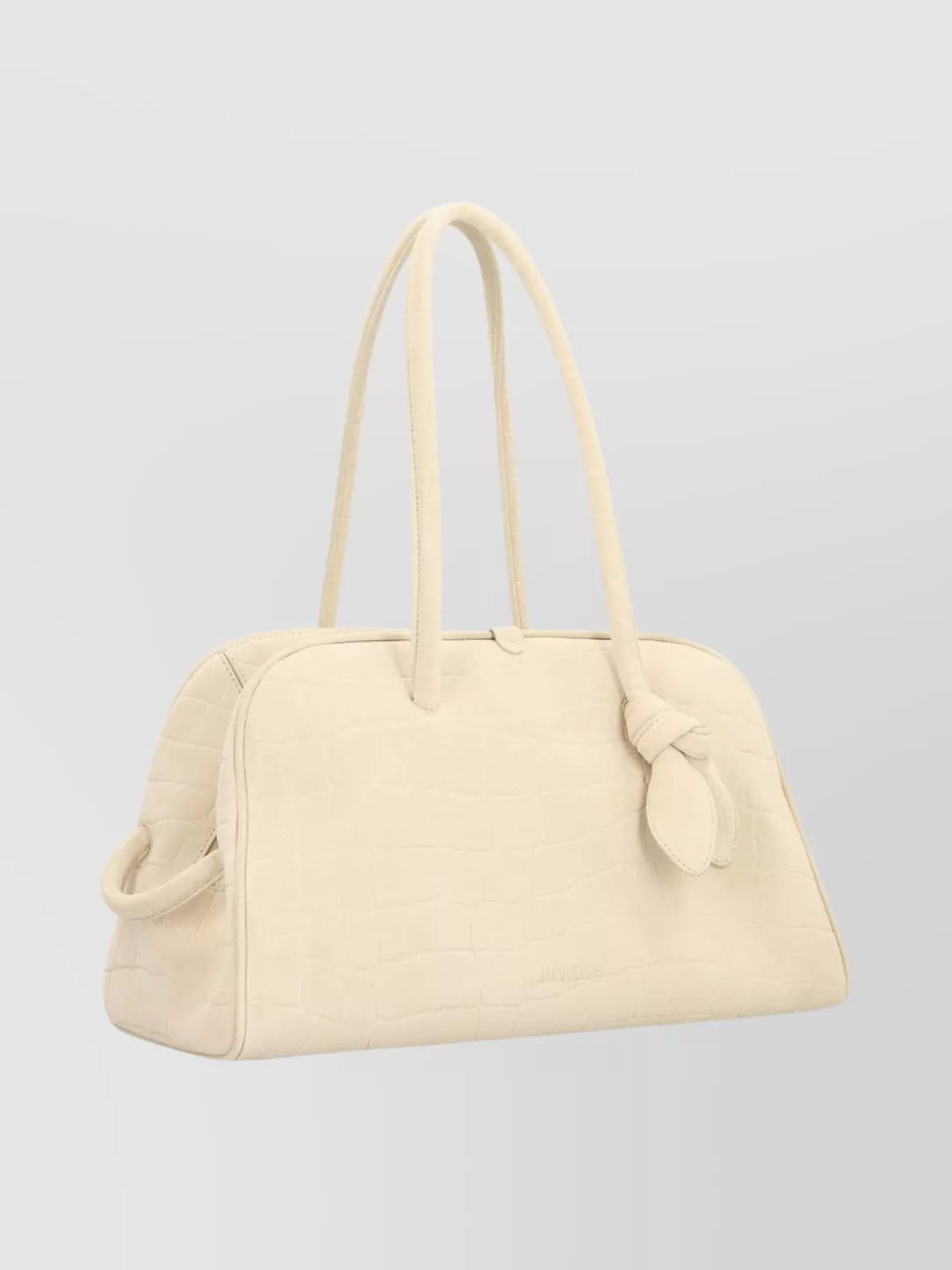 Jacquemus Suede Leather Shoulder Bag With Knotted Detail