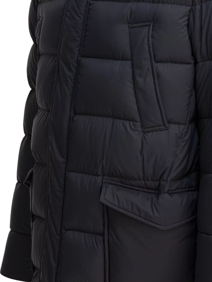 Herno Long Down Hooded Padded Coat
