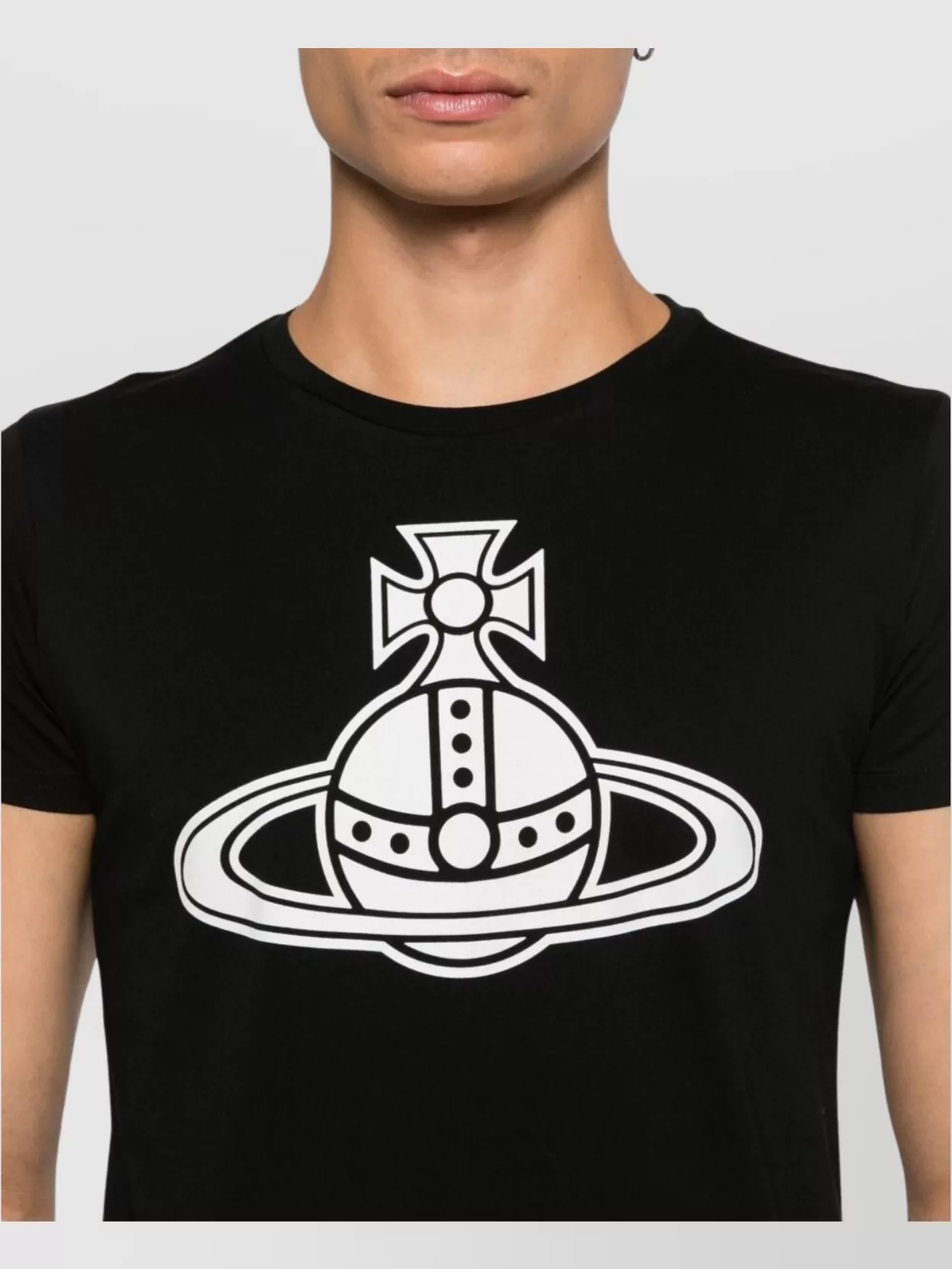Vivienne Westwood Graphic Print Crew Neck Short Sleeve Top