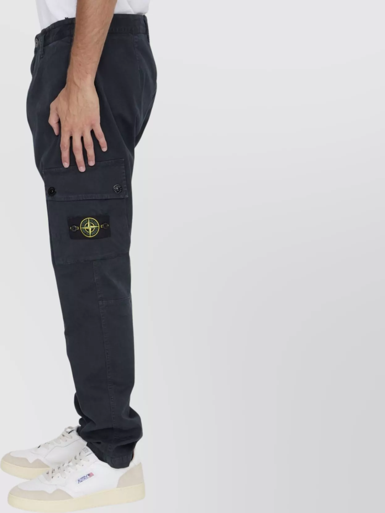Stone Island Slim Cargo Trousers Compass Patch