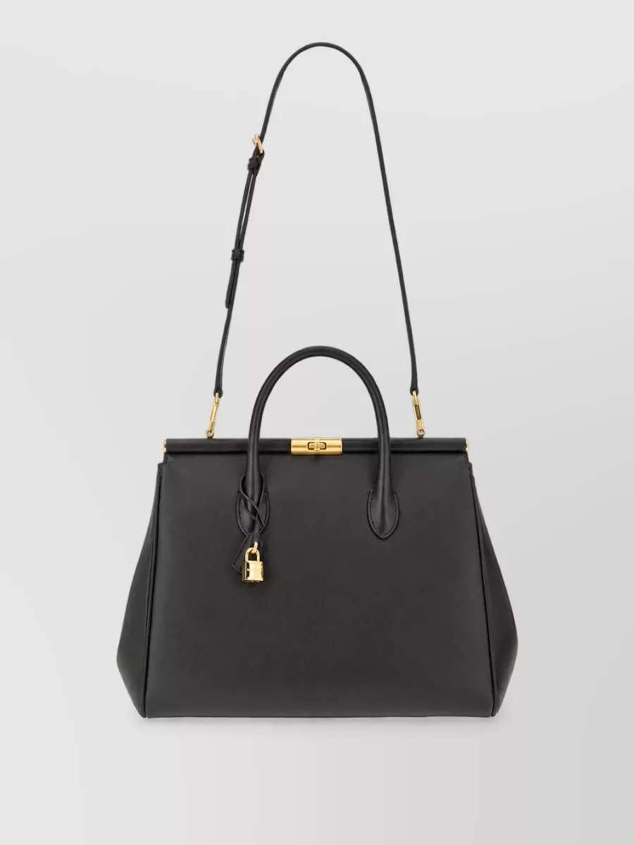 Dolce&Gabbana Sicily Calf Leather Shoulder Bag