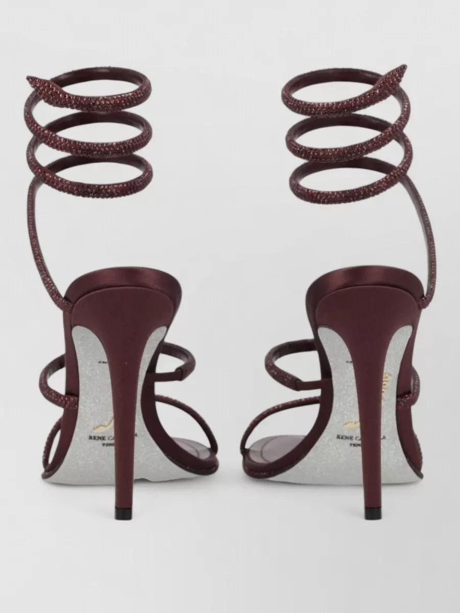 Rene Caovilla Satin Sandals