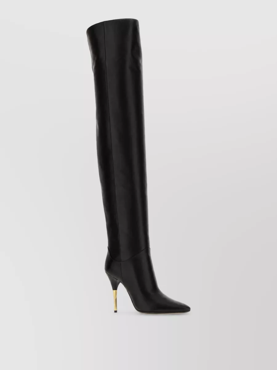 Valentino Garavani leather deboot boots