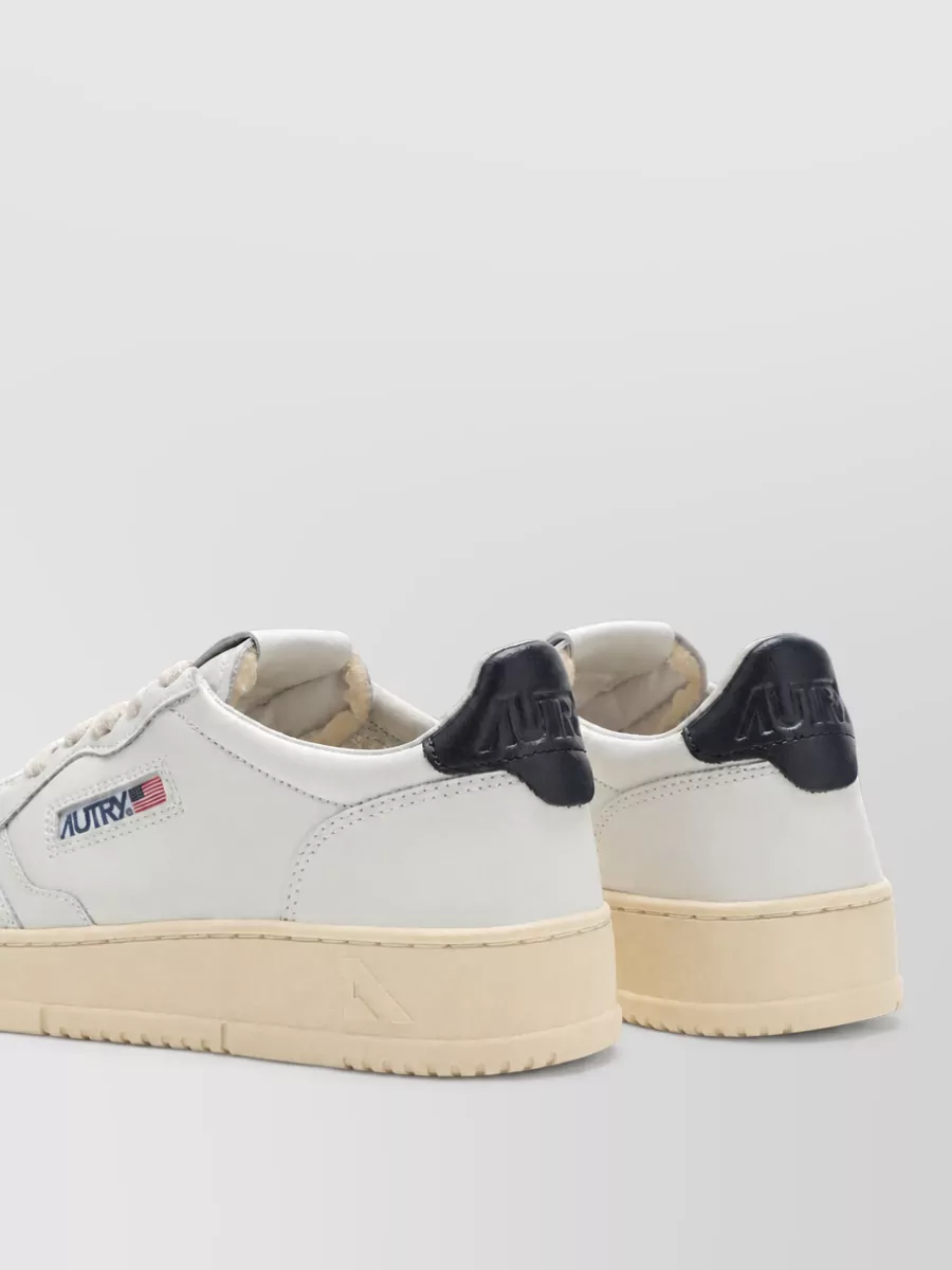 Autry Leather Lace-Up Sneakers