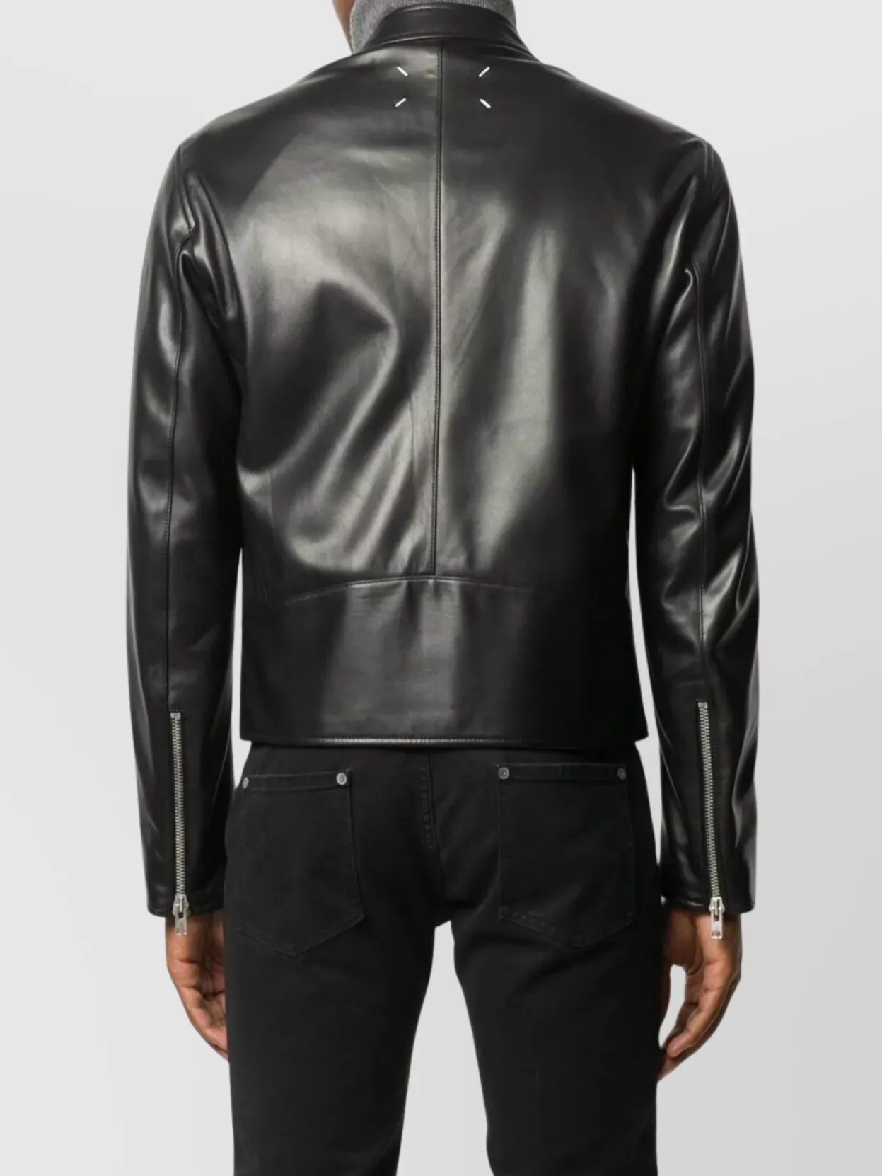 Maison Margiela Leather Slim-Fit Jacket