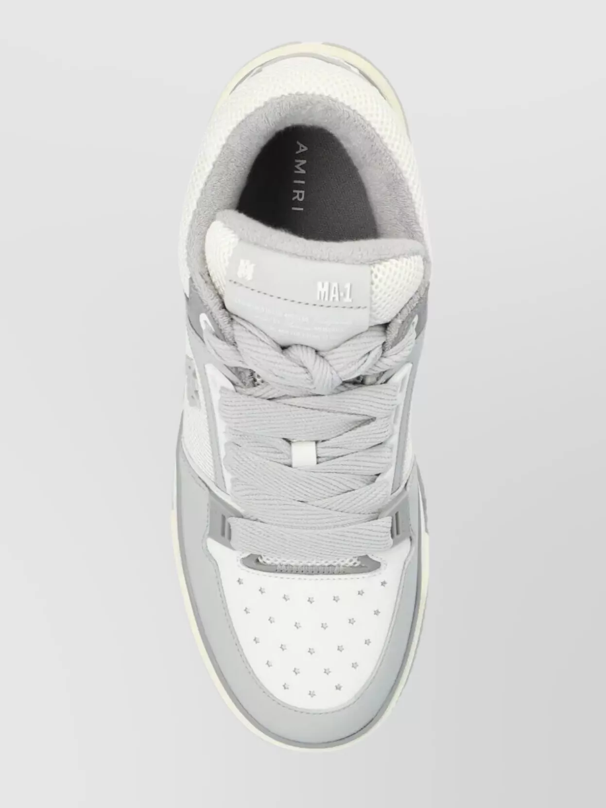 Amiri Toe Perforated Rubber Sole Sneakers