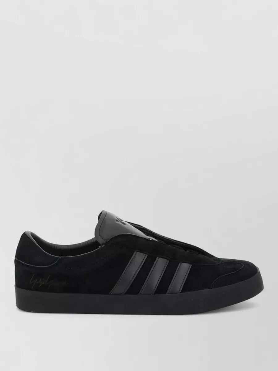 Y-3 Leather Lace-Up Sneakers