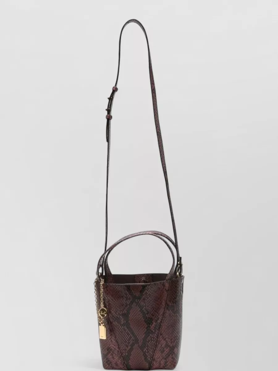 Chloé Chloé Spin Leather Shoulder Bag