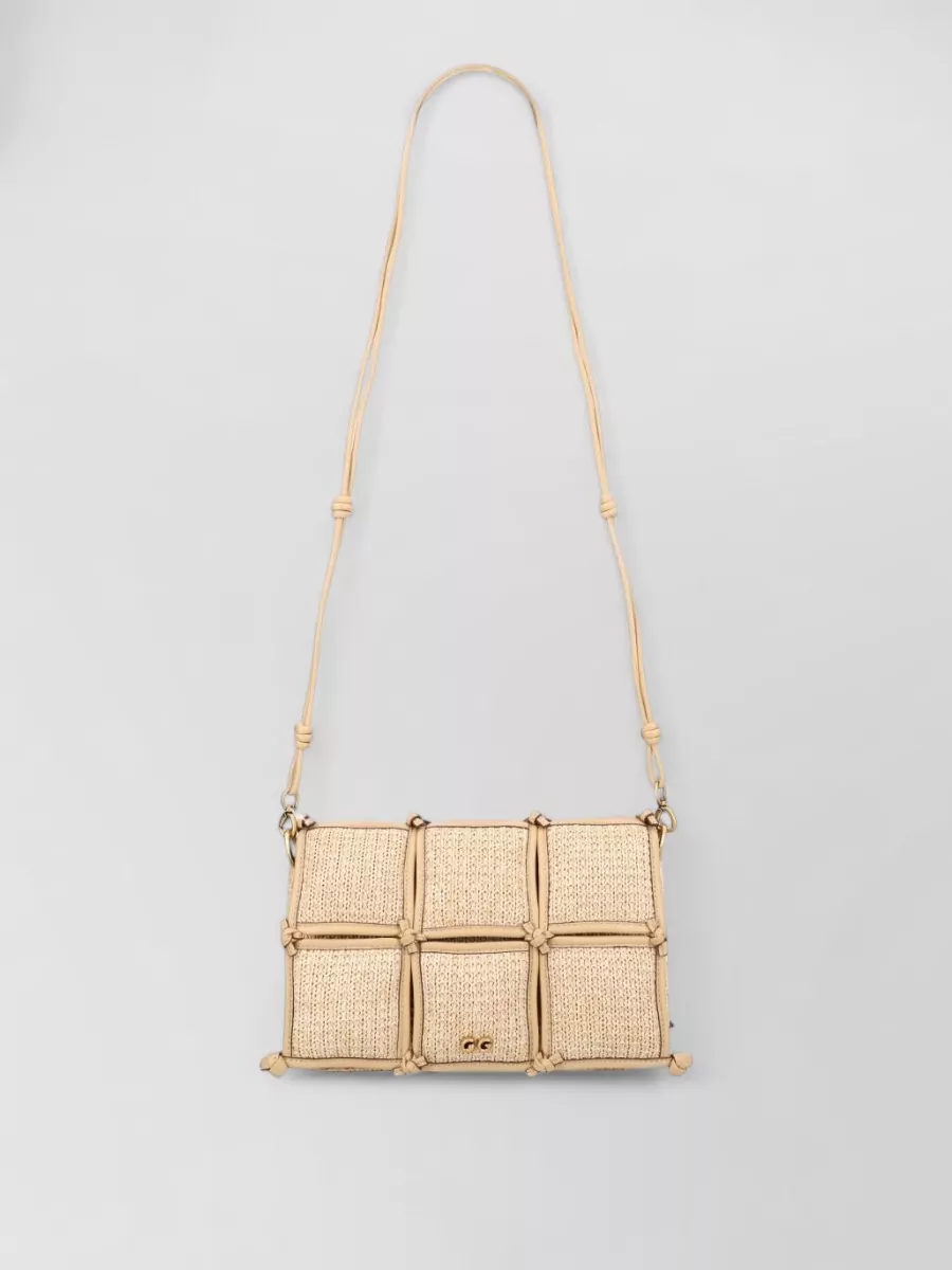 Cult Gaia raffia crossbody bag