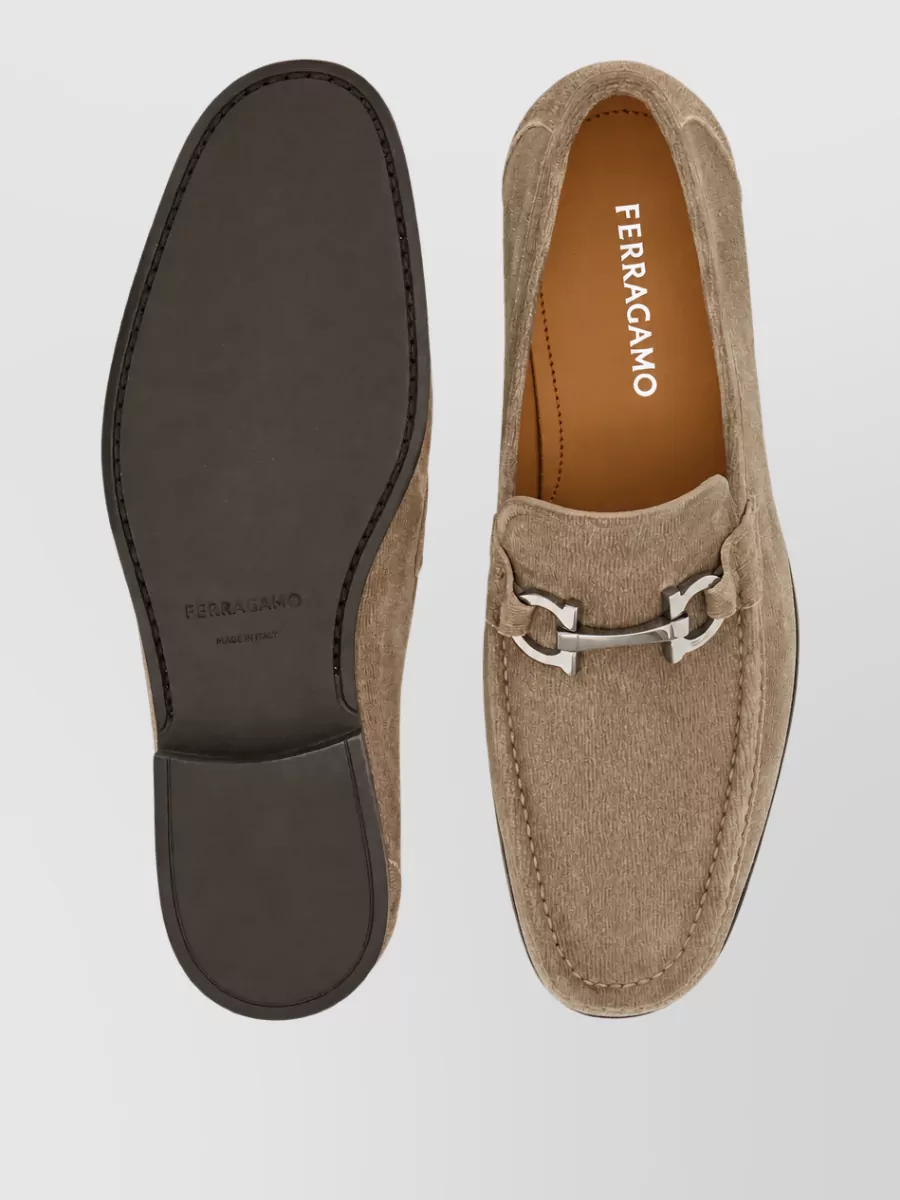 Ferragamo Leather Loafers