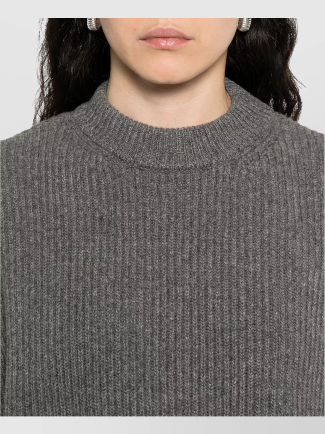Jil Sander Wool Crewneck Jumper With Dropped Shoulders