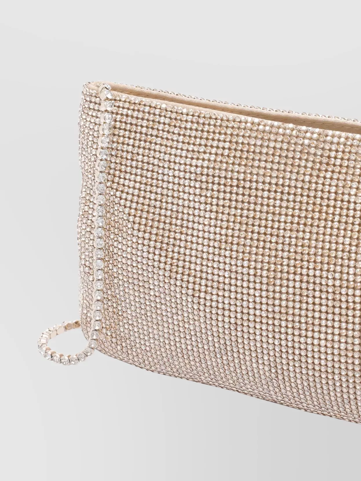 Benedetta Bruzziches Shoulder Strap Chain Clutch Bag Rhinestone