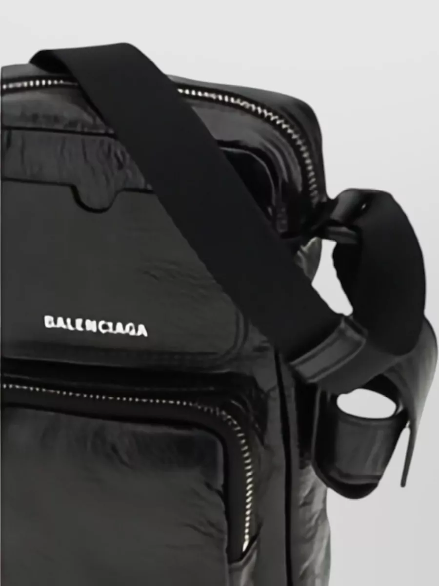 Balenciaga Leather Superbusy Vertical Crossbody Bag