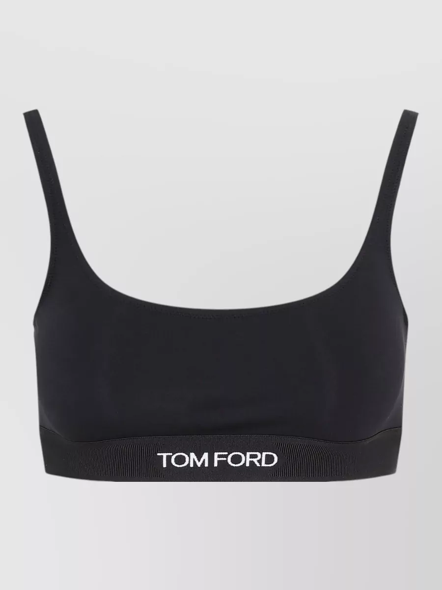 Tom Ford Modal Scoop Neck Bra Elastic Hem