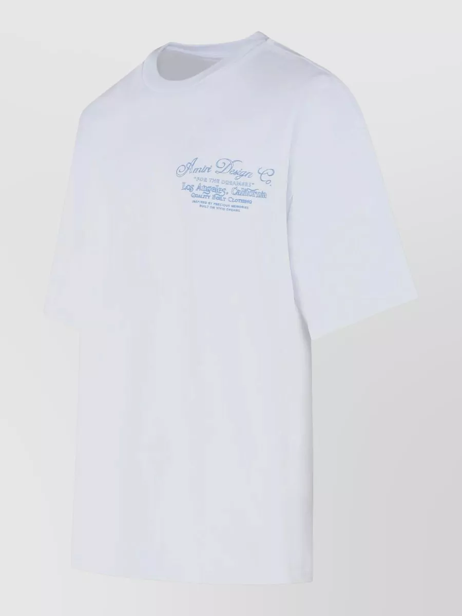 Amiri Cotton Graphic Print Oversized T-Shirt