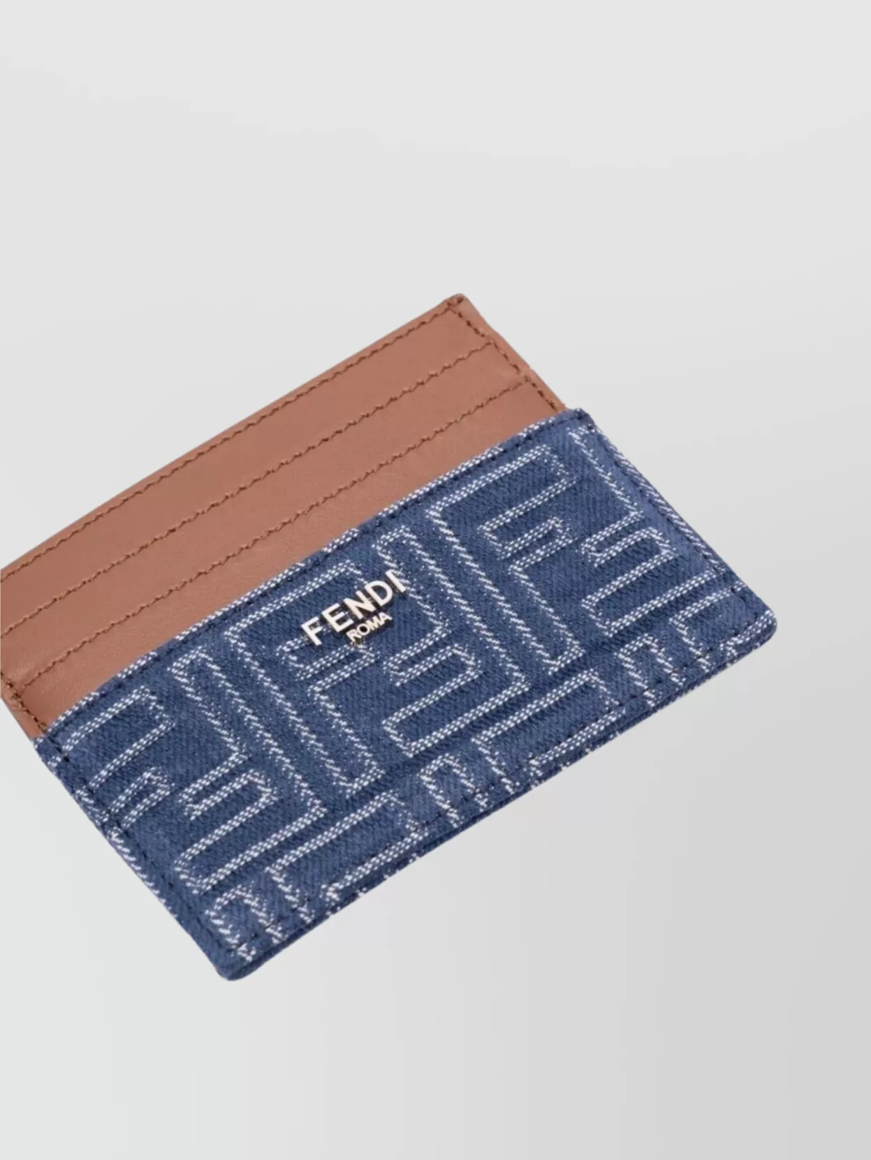 Fendi Compact Jacquard Card Holder
