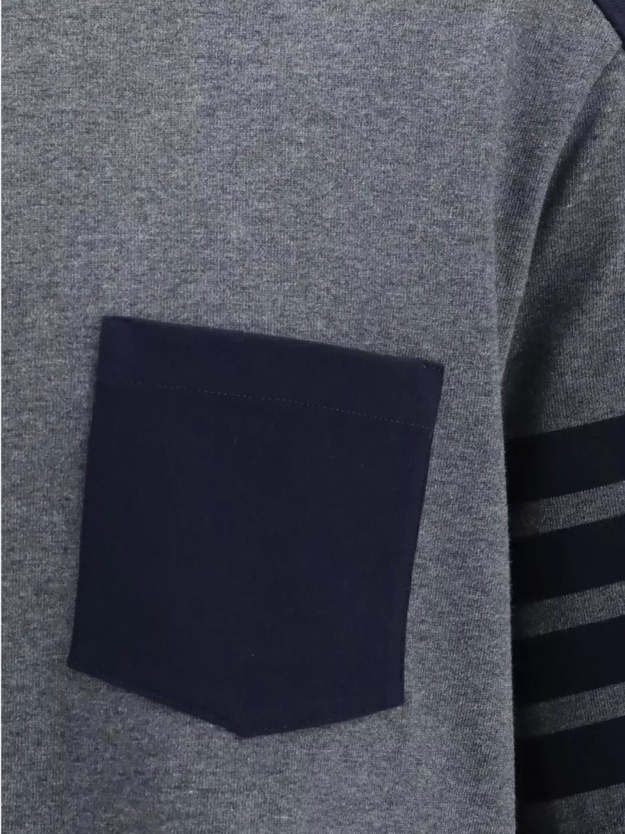 Thom Browne Cotton Colorblock Oversized T-Shirt