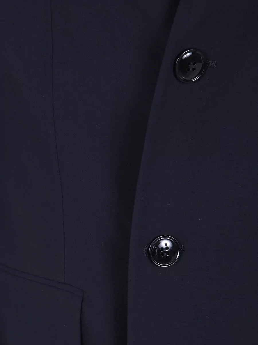 Giorgio Armani Virgin Wool Single Breasted Coat