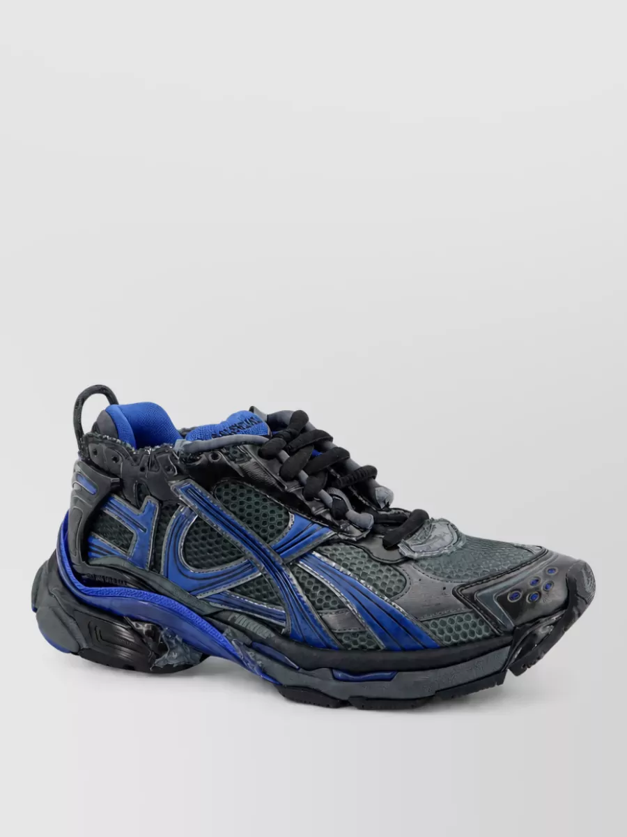 Balenciaga gradient mesh low-top sneakers